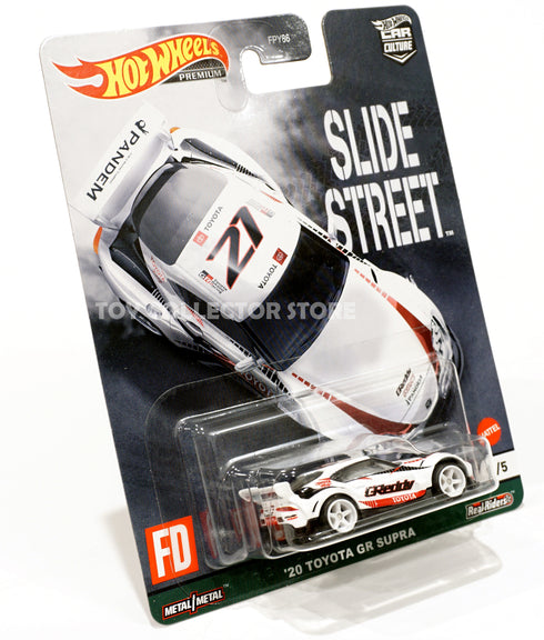 Hot Wheels Slide Street Greddy Toyota GR Supra Car Culture